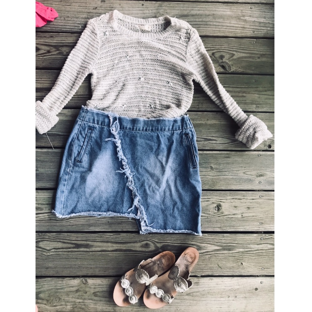 Denim skirt🖤